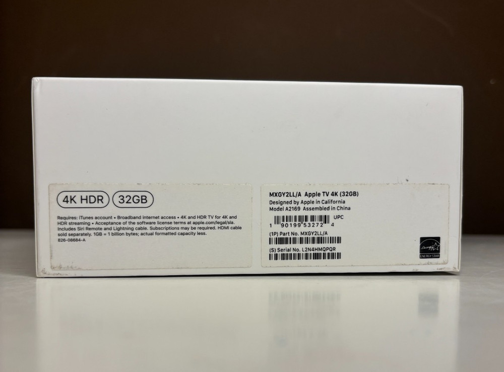 Apple TV - EMPTY BOX only - Apple TV4K