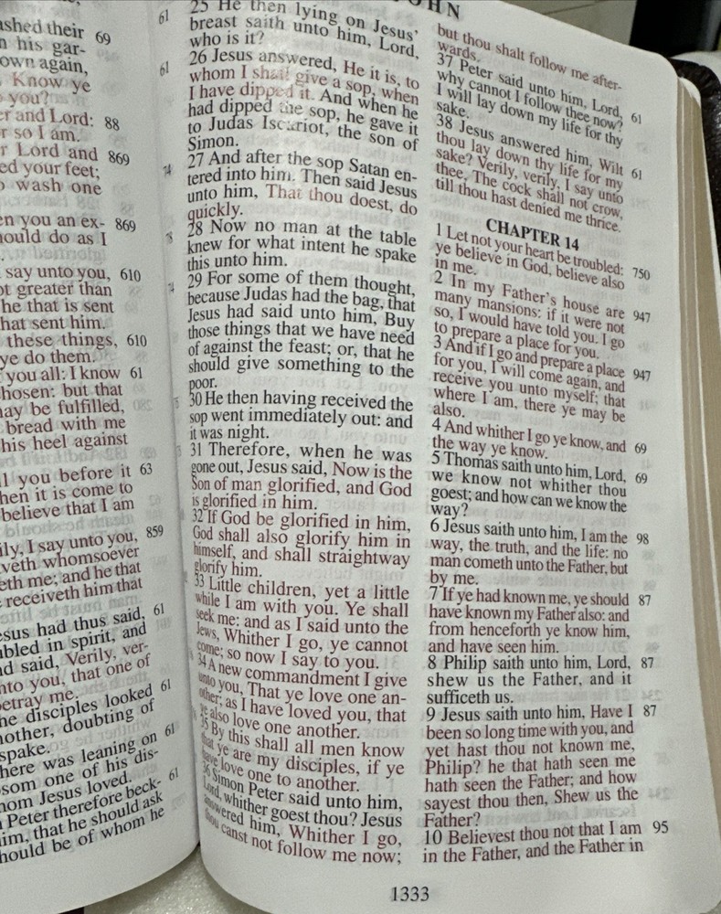 Holy Subject Bible Topical Study & Reference Edition Word Clarification Daystar