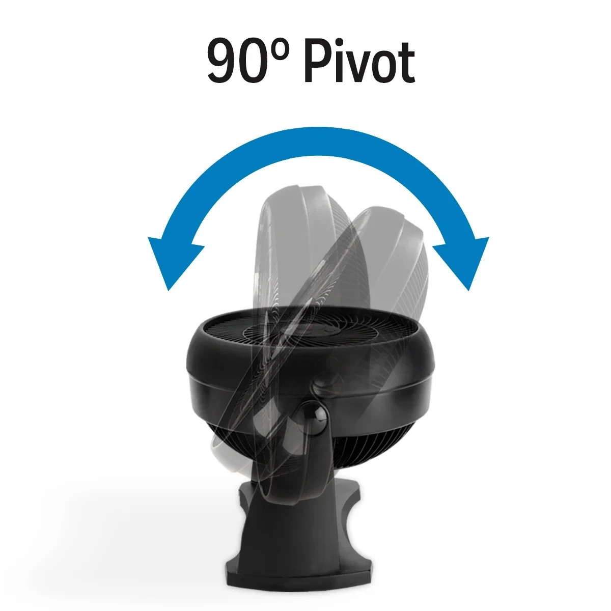 Honeywell Turboforce Fan, HT-900, 11 Inch Black / White / Orange