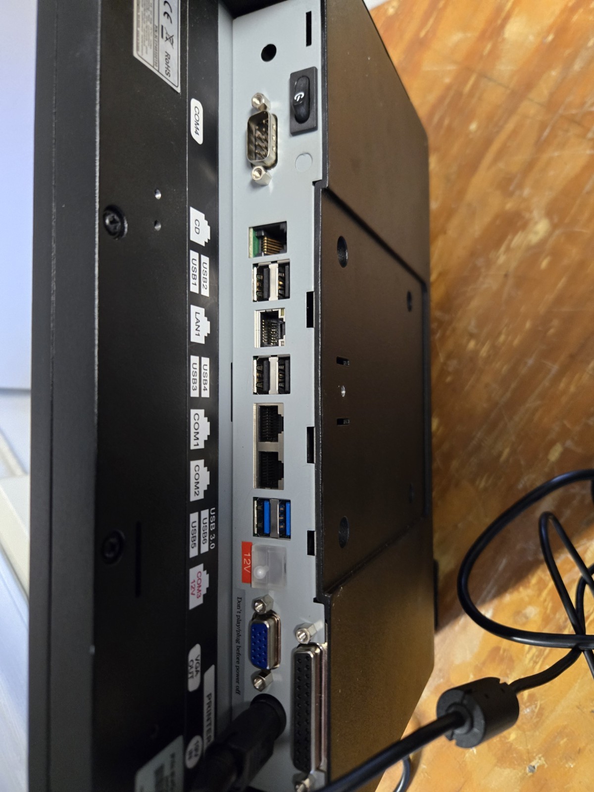 EVO TP4DJ Restaurant POS System Touchscreen Intel Core I3 4GB RAM Windows