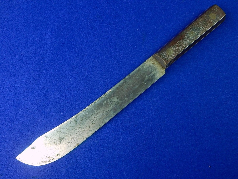 Vintage Old Antique US Large Kitchen Chef's Cutlery Knife