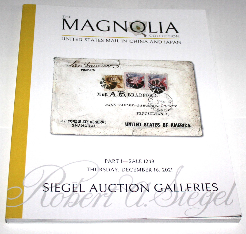 Stamp Auction Magnolia Collection Siegel Auction Galleries December 2021 LT