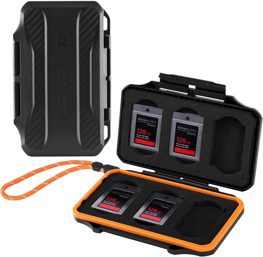 K&F Concept SD Micro Memory Card Case Waterproof Shockproof Memory Card Storage