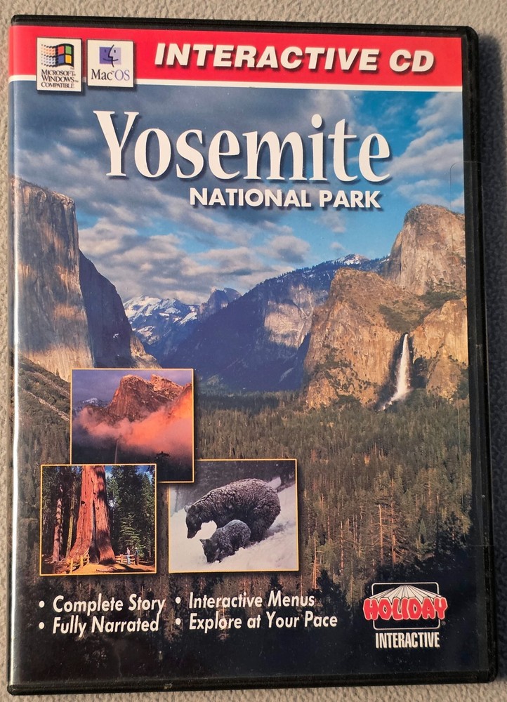 NEW- Yosemite National Park Interactive CD for PC Windows or Mac OSX