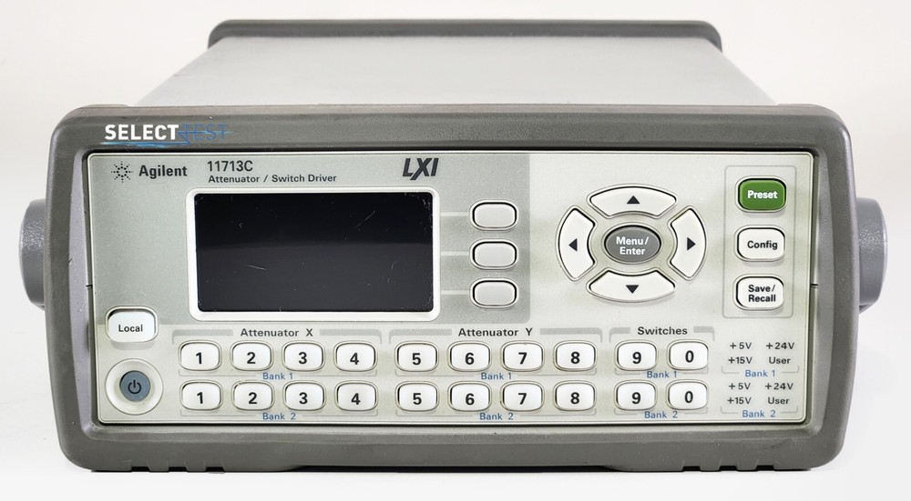 AGILENT (KEYSIGHT) 11713C LXI DIGITAL ATTENUATOR / SWITCH DRIVER (REF.: H)