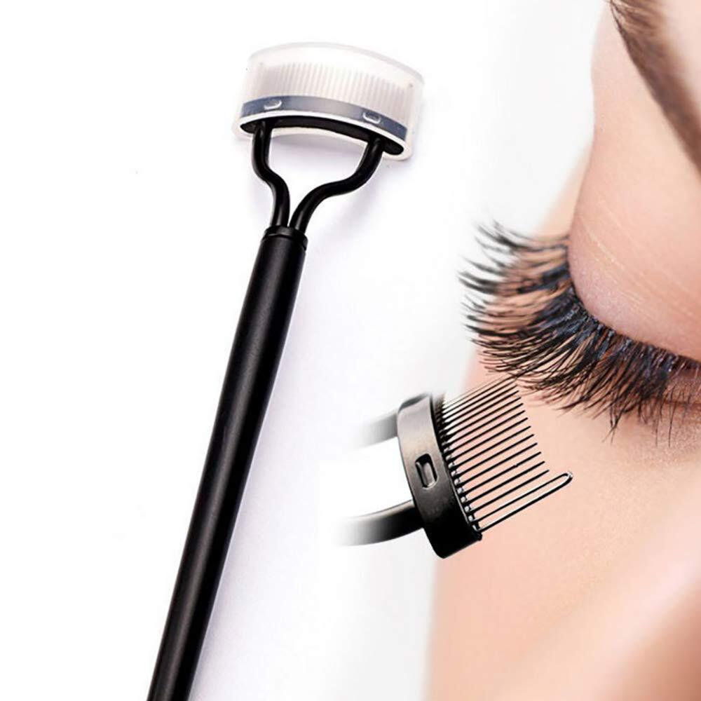 ROWAG 3pcs Eyelash Curlers Eyebrow Brush Comb Spoolie Set