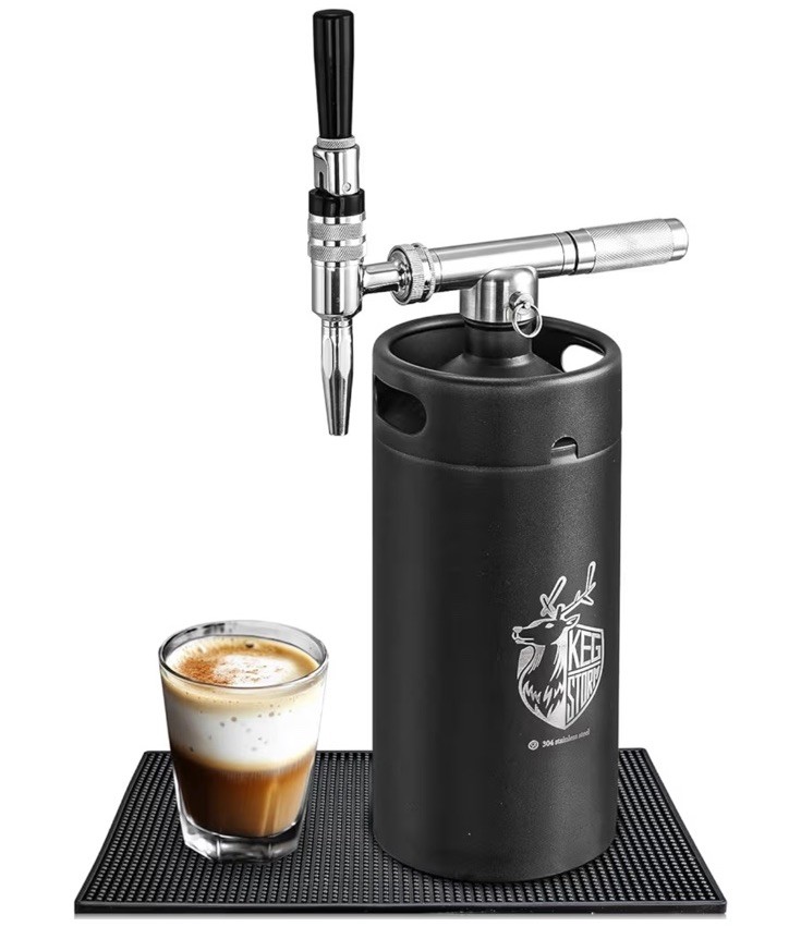 Stainless Steel 128 oz （3.8L）Nitro Cold Brew Coffee Maker