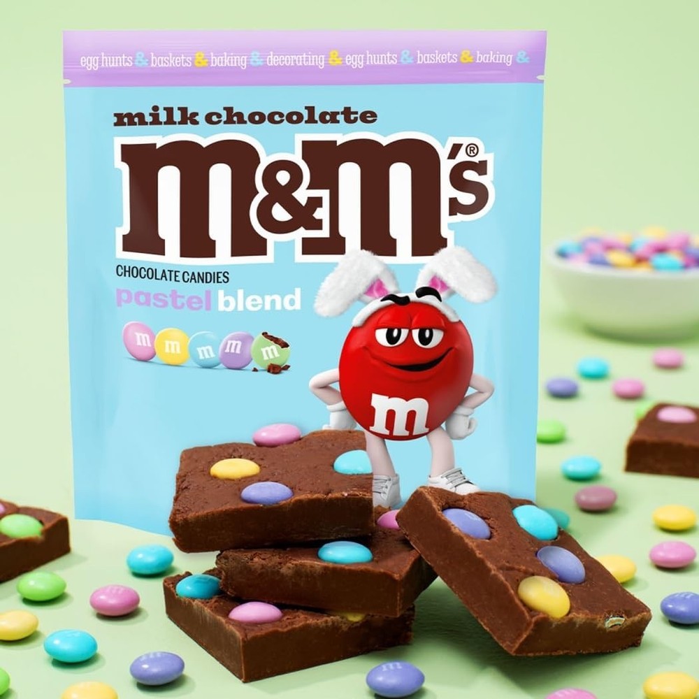 M&M'S Milk Chocolate Easter Candy, Pastel Blend, Chocolate Easter Basket Stuffer