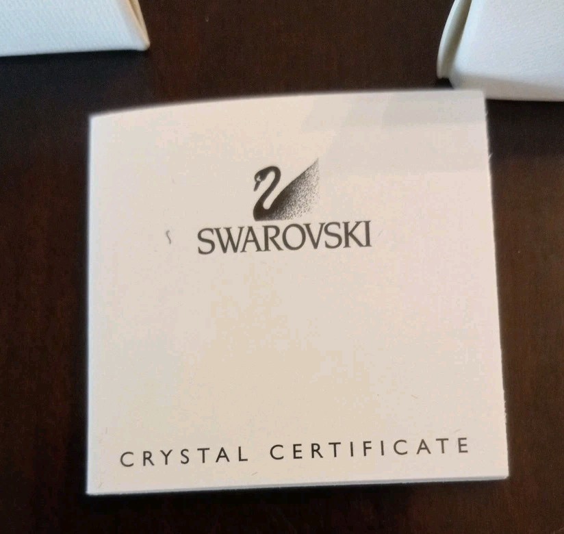 RARE Swarovski 2001 Large Snowflake Christmas Ornament w/ 14.5" Dealership Box