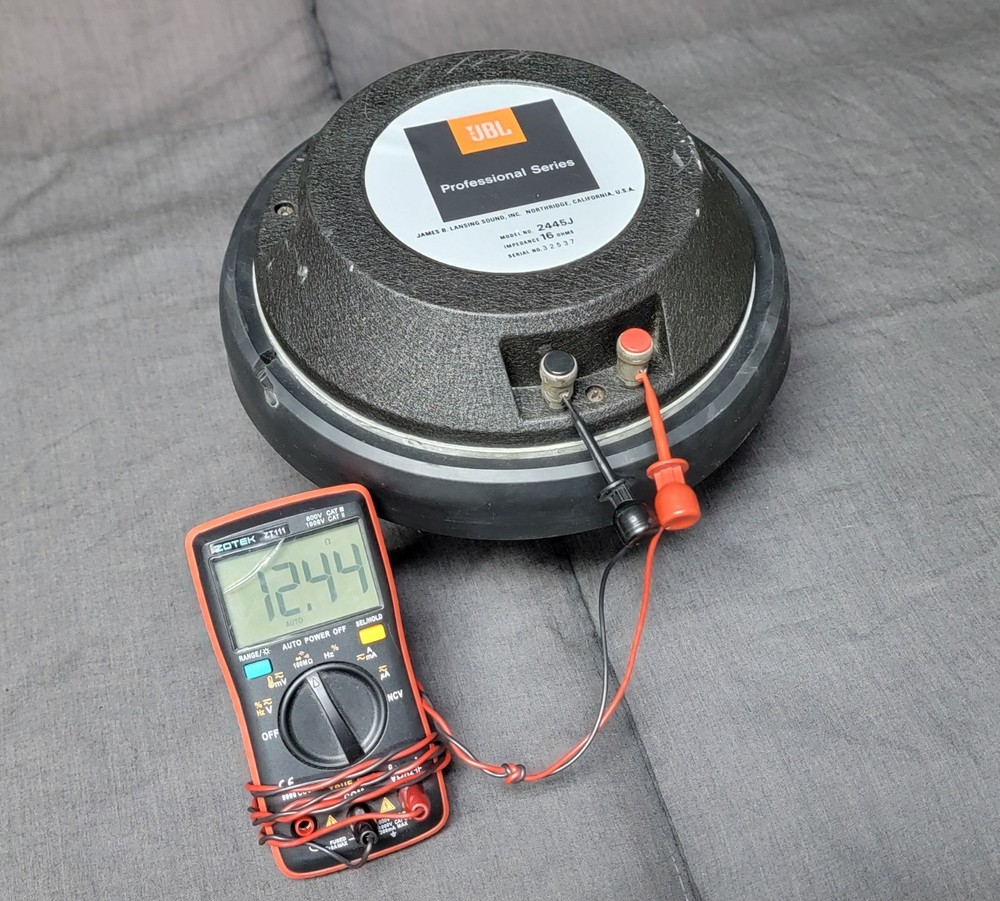 JBL 2445J Horn / High Frequency Driver 16 Ohms 2" Exit
