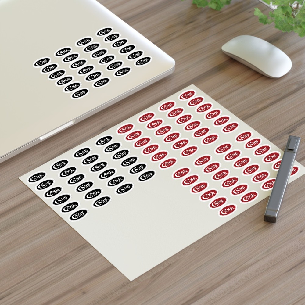 Case XX Knife Logo 90+ Count Approximately 1" Long Decals