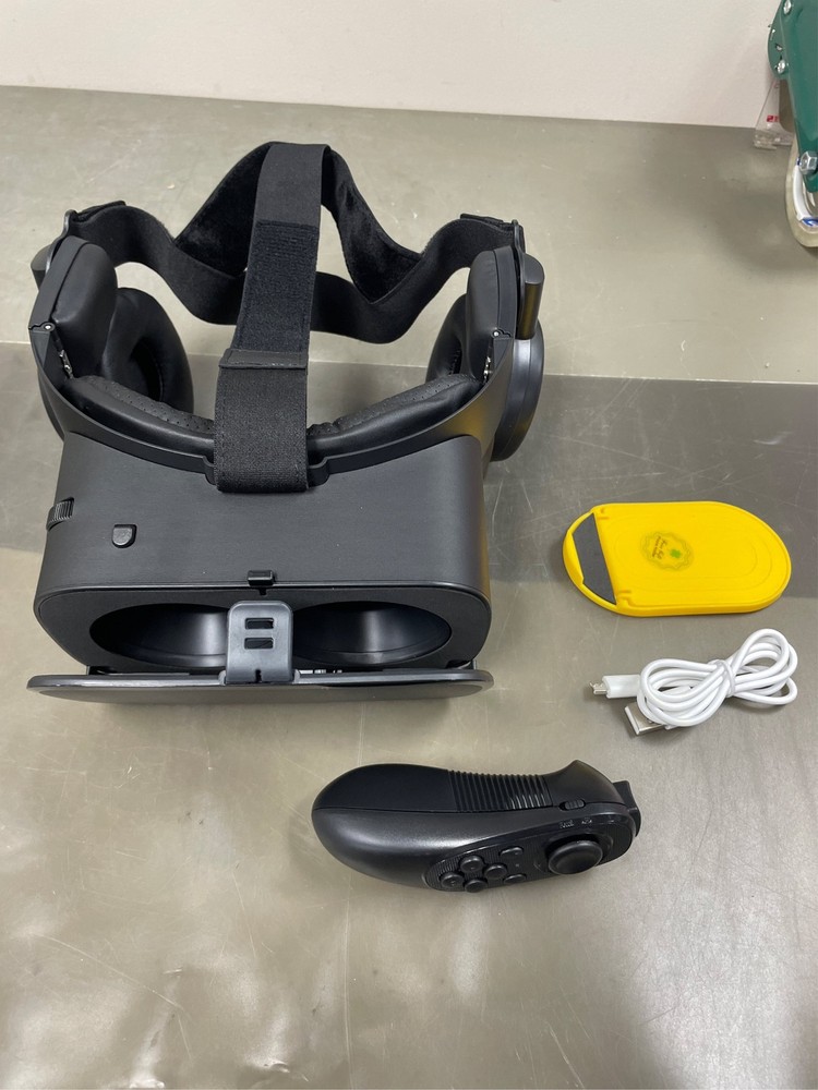 LONGLU VR Headset Compatible for iPhone and Android Phone, 3D Virtual Reality Gl