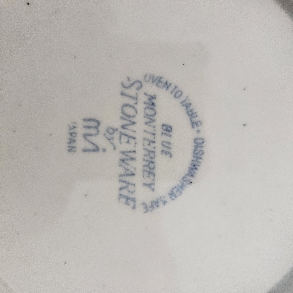 Vintage Blue Monterrey Stoneware