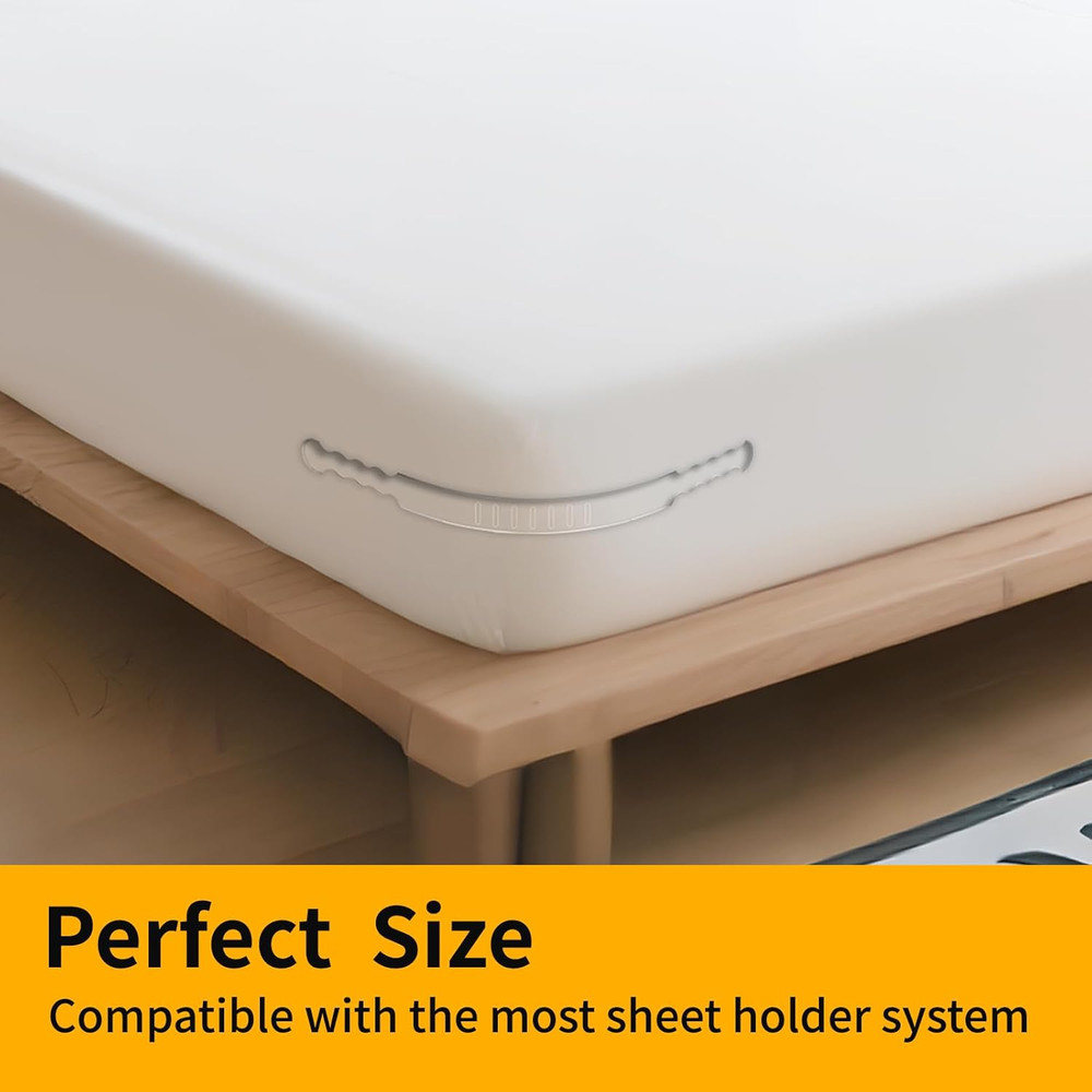 4PCS Replacement Strips for Bed Sheet Holder, Bed Sheet Straps Compatible with M