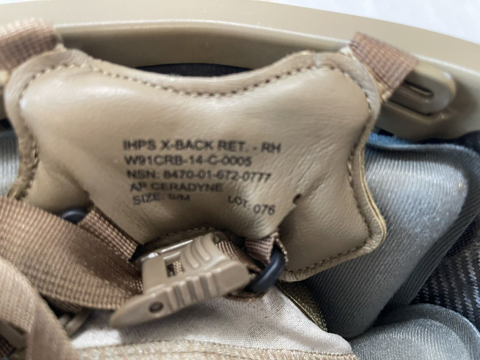 NEW CERADYNE IHPS Ballistic Protection Sys HelmetComplete AVON USMC Made IN USA.