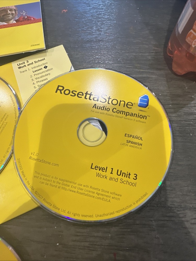 Rosetta Stone Spanish Level 1 With Headphones Untested