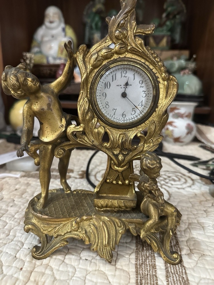 gilt bronze clock