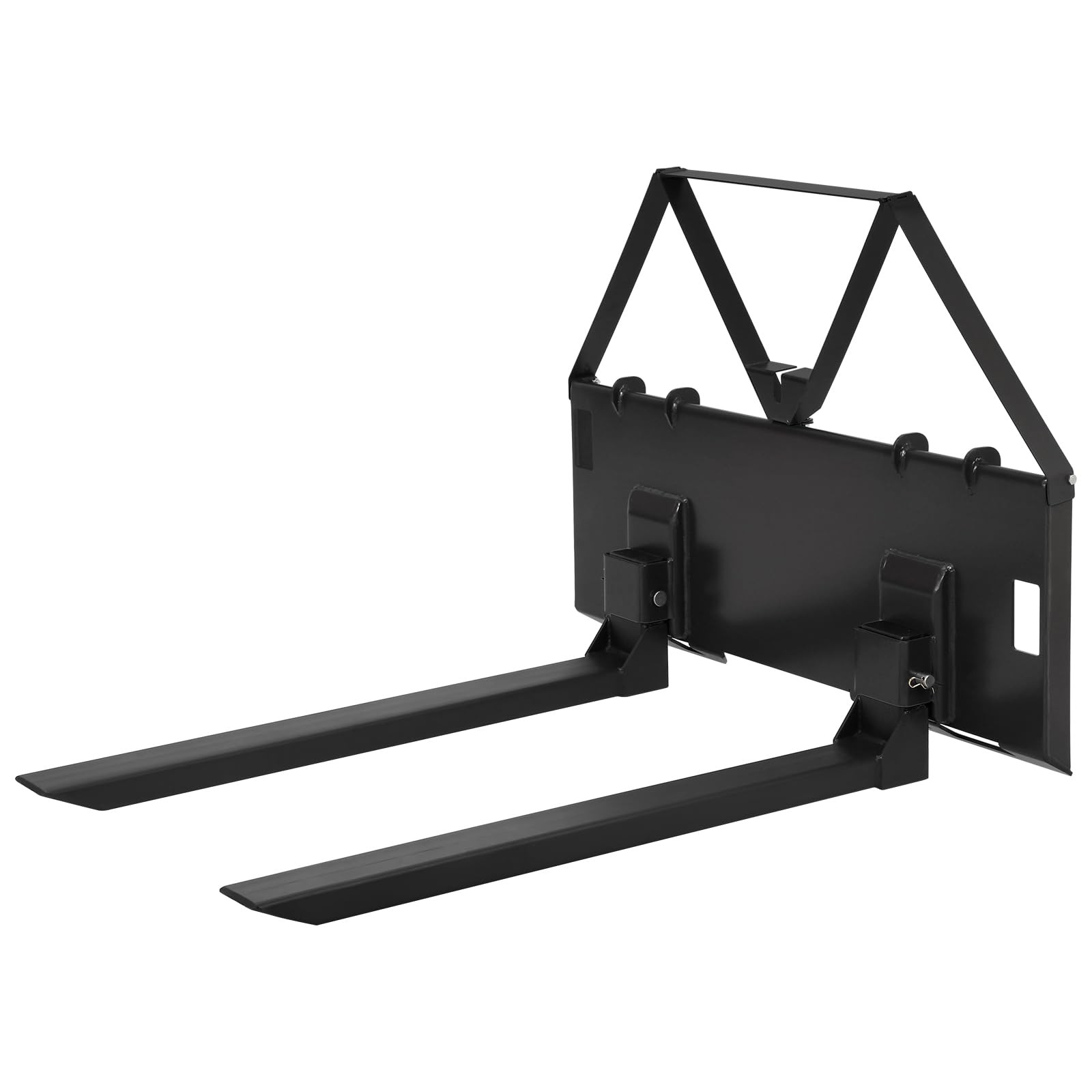 45" Skid Steer Pallet Forks, 3200LB Capacity, Quick Attach for Tractors & Loader