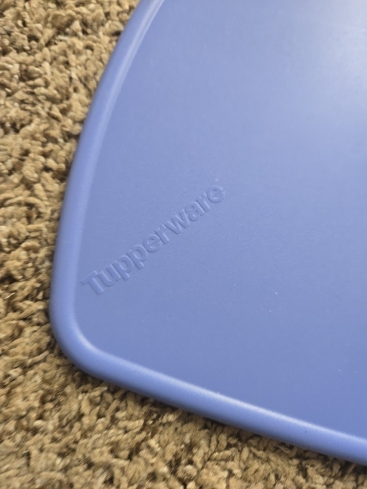 Tupperware Microwave Replacement Lid Blue 11"x7.5" Rectangle
