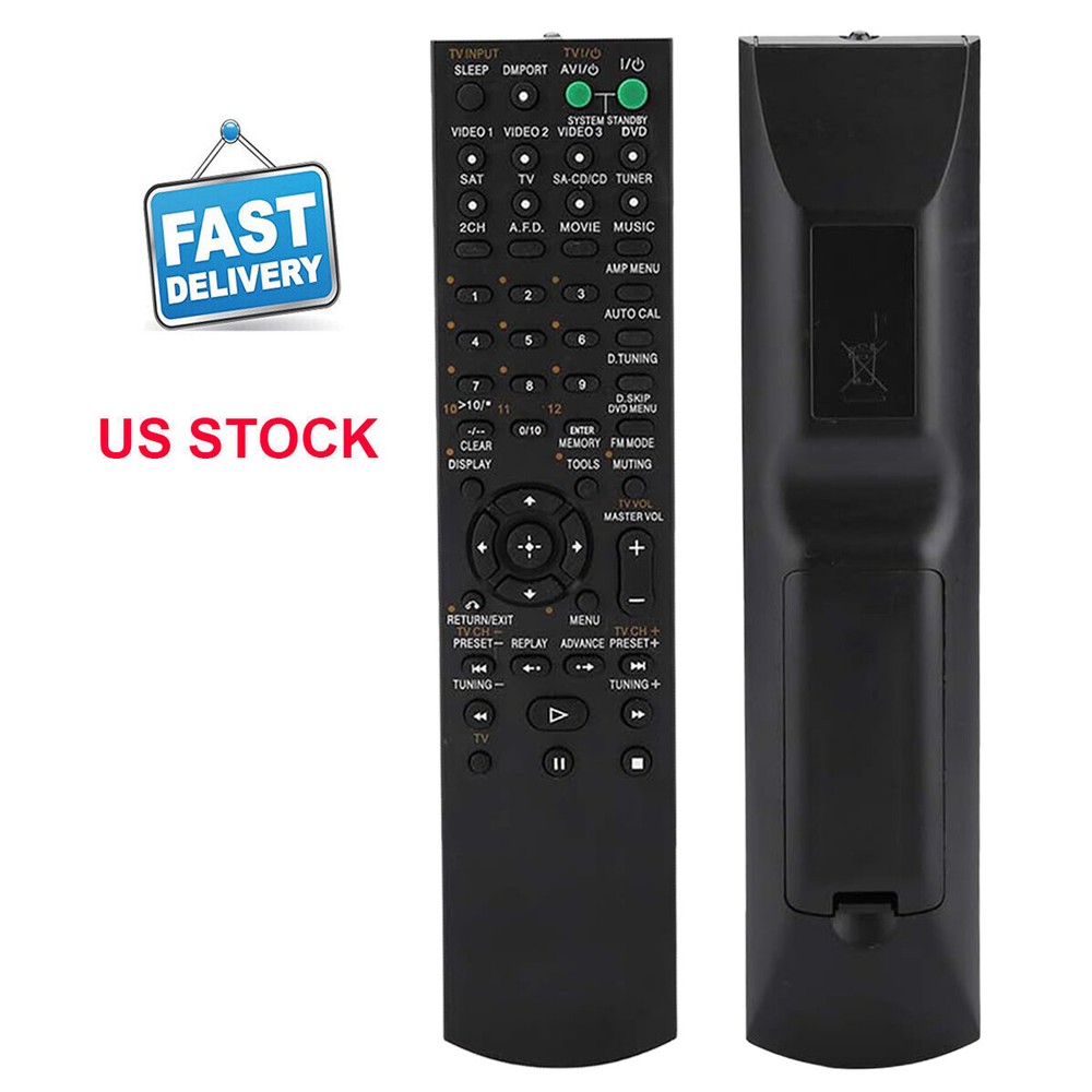 US Remote Control For Sony HT-SS2300 STR-DA3300ES STR-DA4300ES STR-DA5300ES