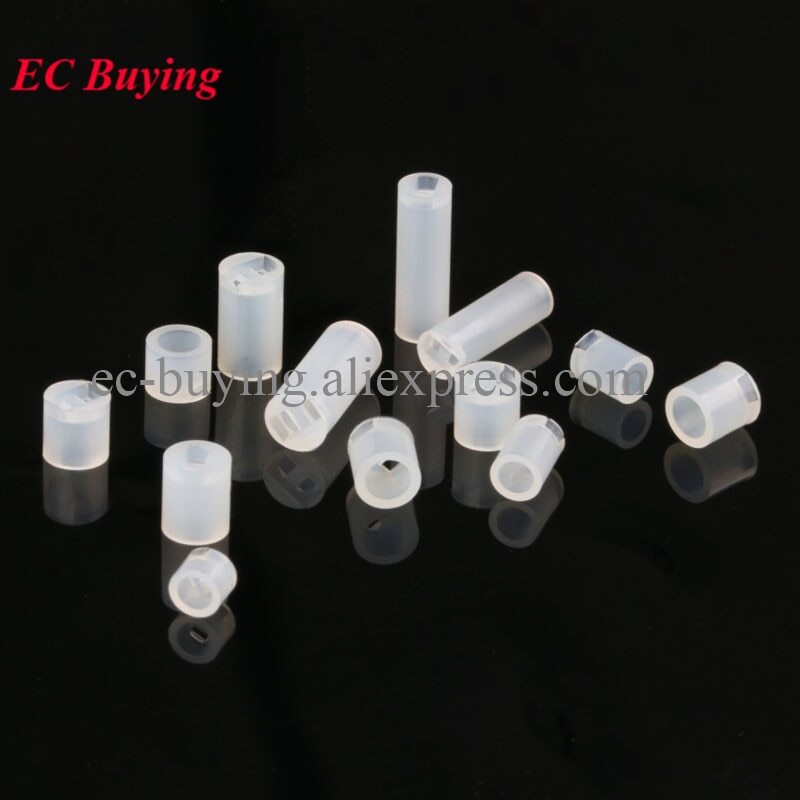 100pcs 3mm 5mm LED Diode White Holder Clip Bezel Socket Light Emitting Post Lamp