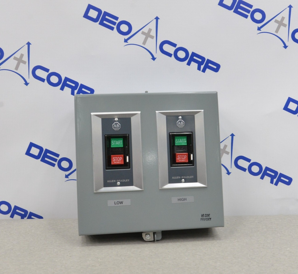 Allen-Bradley 609-AOW22 Manual Two Speed Starter Controller 3PH