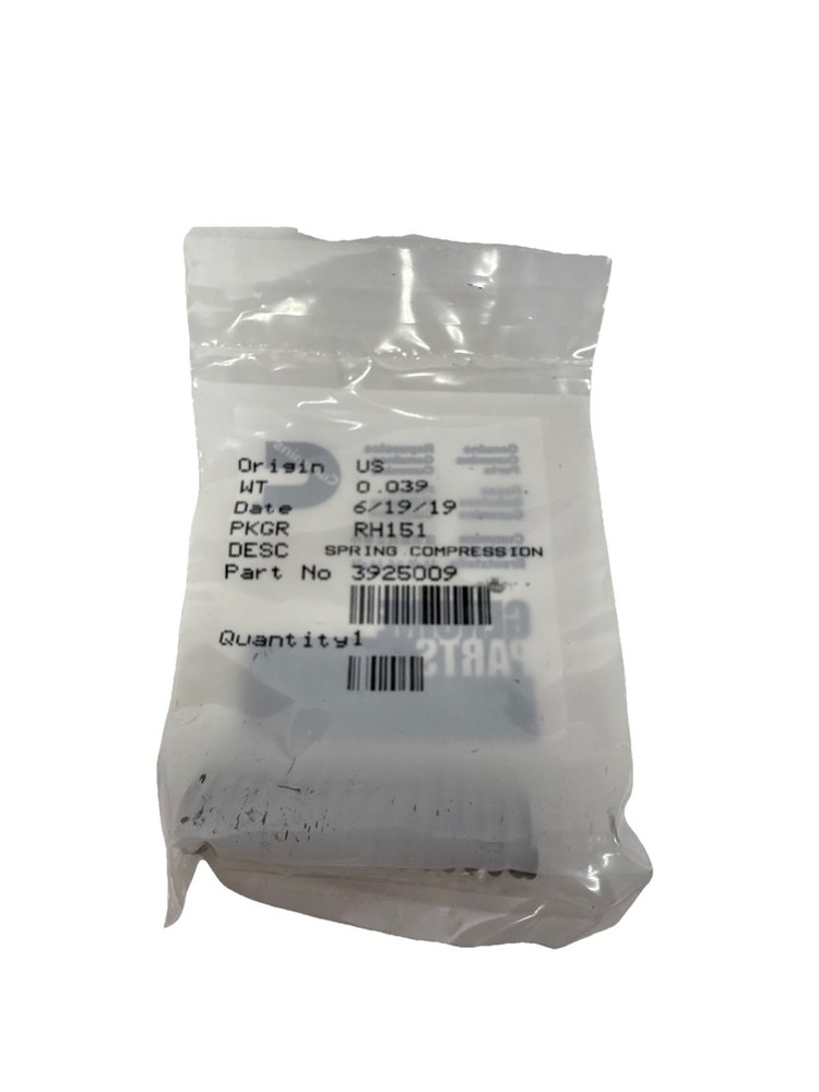 Cummins 3925009 Compression Spring