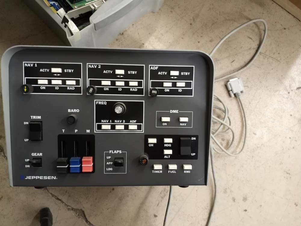 Jeppesen FS-200 Desktop Precision Flight Simulator Control Console