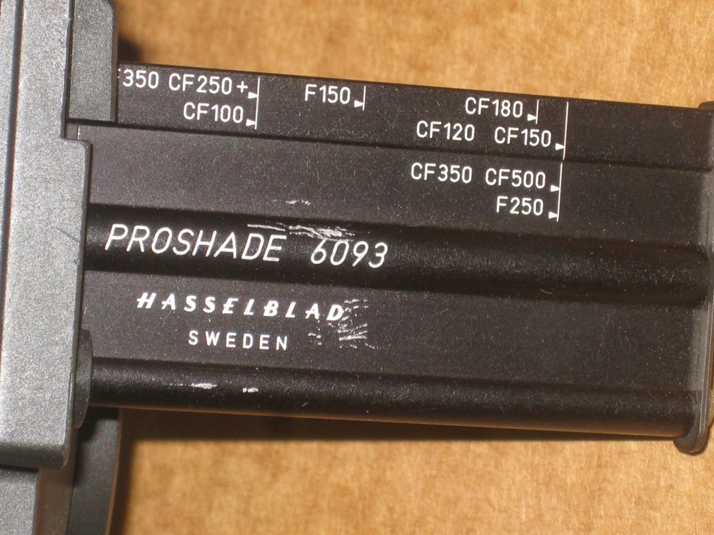 Hasselblad ProShade 6093 Bellows Hood + Misc