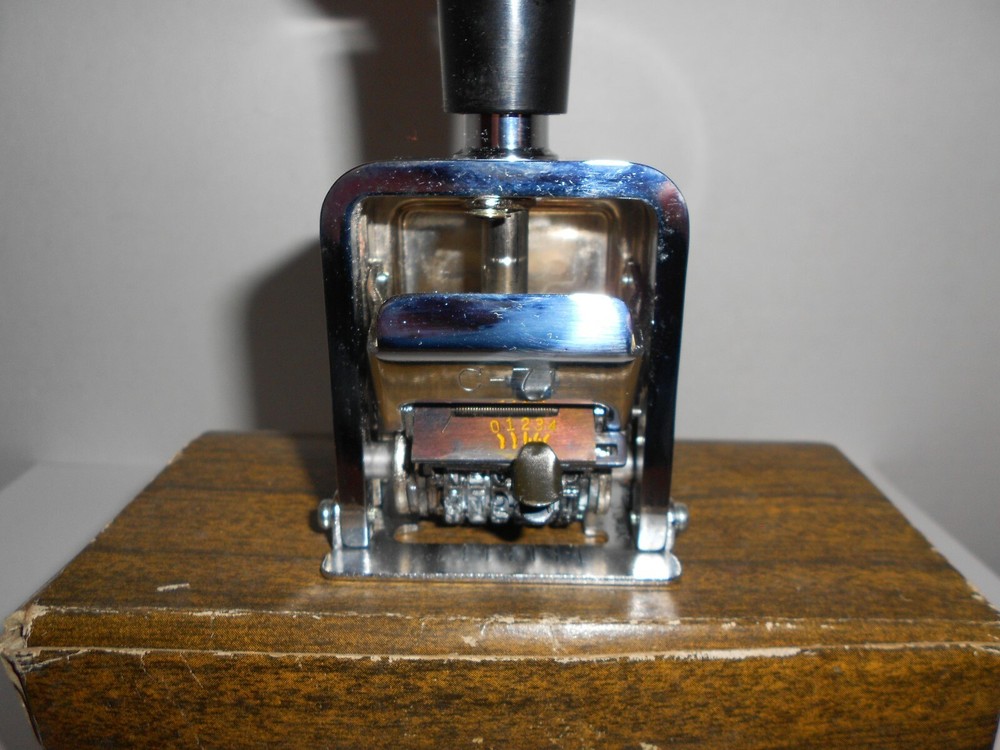 Cosco Automatic Numbering Machine Model C-71 w/Box