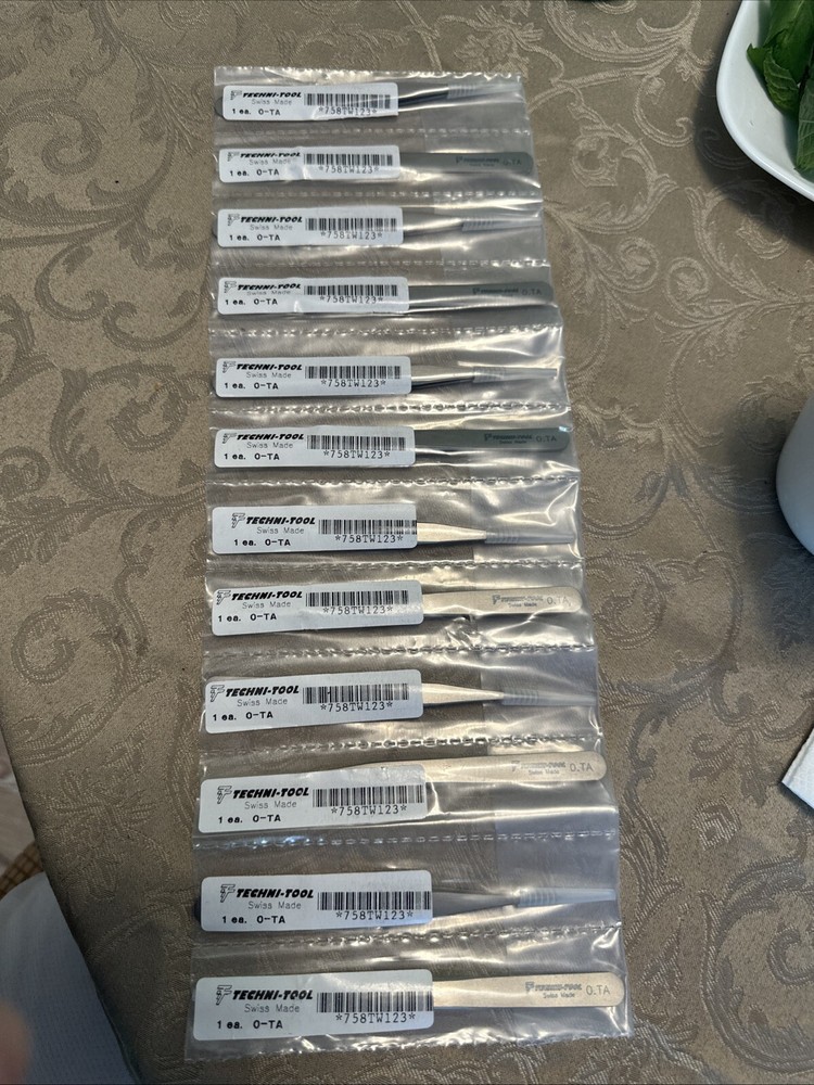 Techni-Pro 758TW123 Tweezers, Precision Titanium Type 0 4