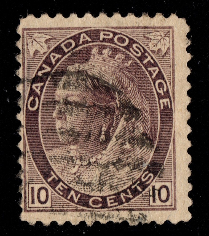 #83 Numeral 10c Canada used