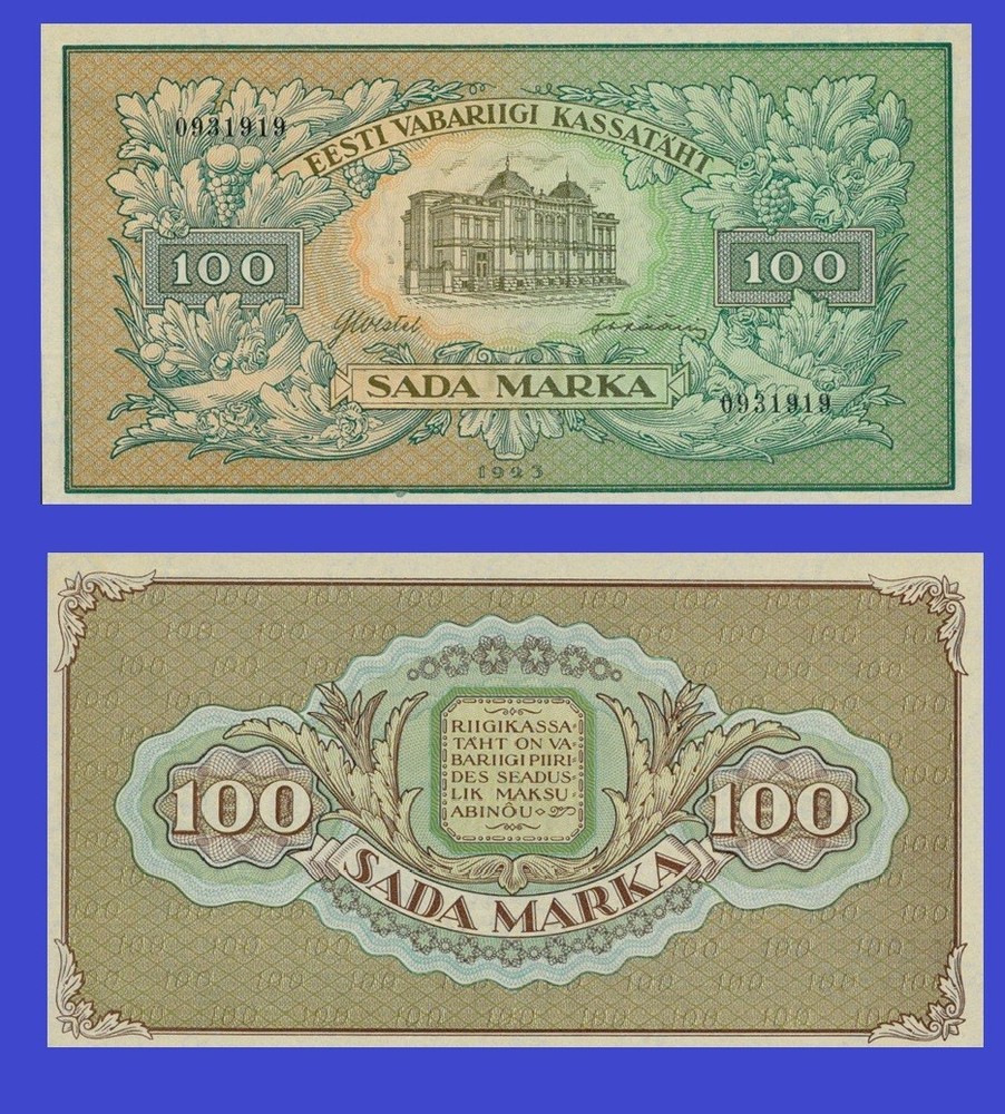 Estonia 100 mark 1923  -/ Copy