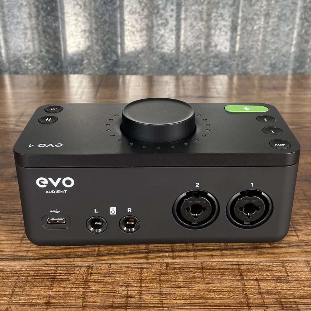 Audient EVO4SRB 2x2 USB Audio Recording Interface Bundle