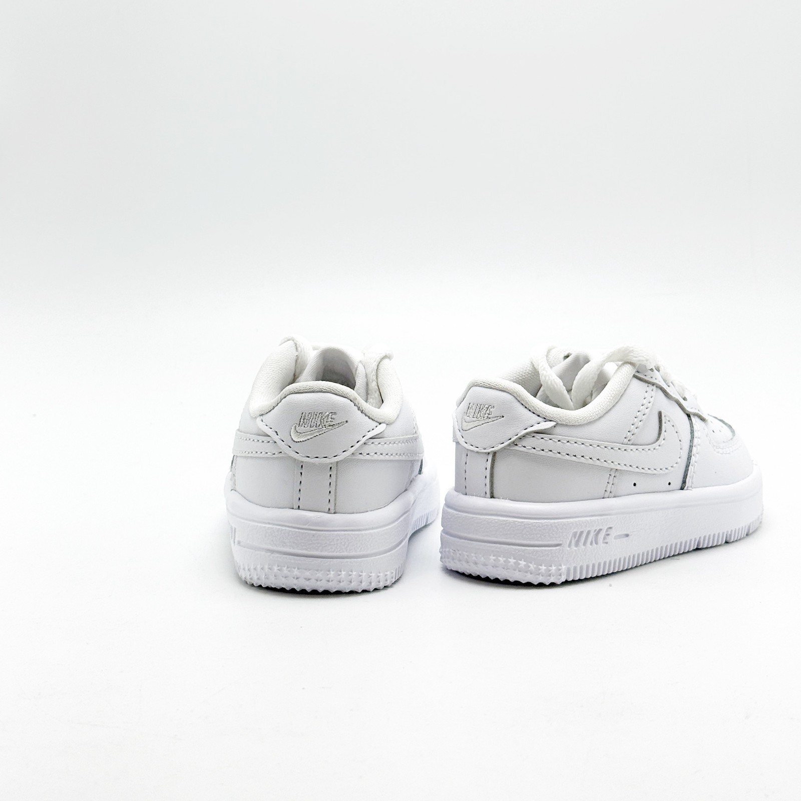 *NEW* TODDLER BABY NIKE AIR FORCE 1 LOW (TD) WHITE / WHITE (IF1674 100) 👍