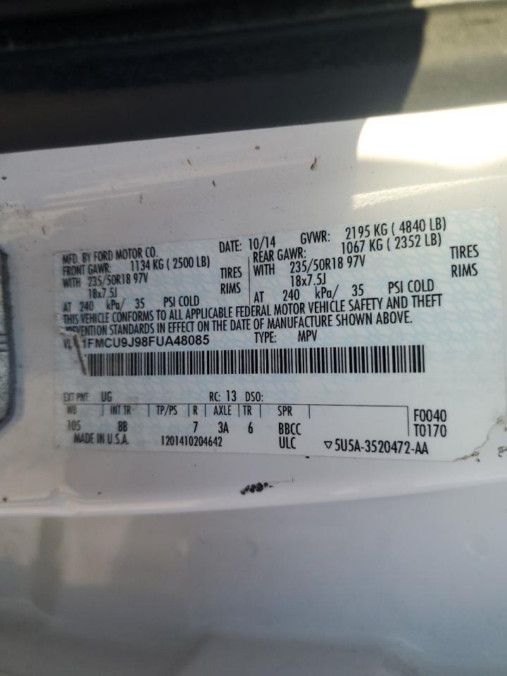 Used A/C Selector Switch fits: 2015 Ford Escape Front automatic temperature cont