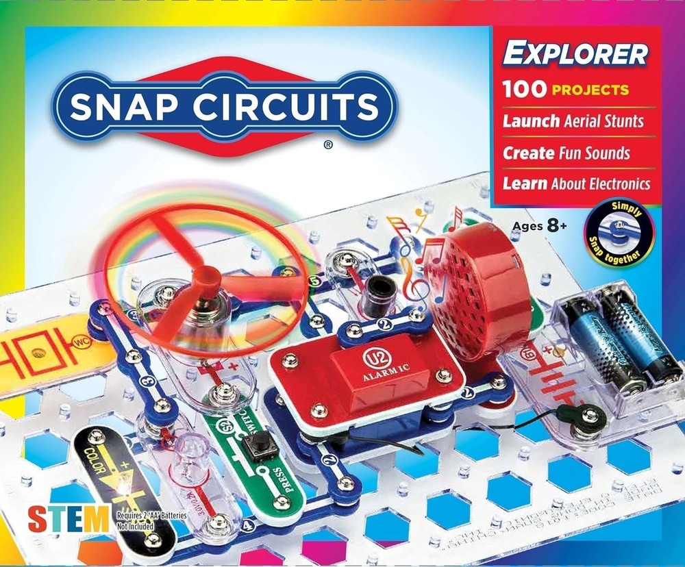 Jr. SC-100 Electronics Exploration Kit - 100+ Engaging Circuit Projects for Kids
