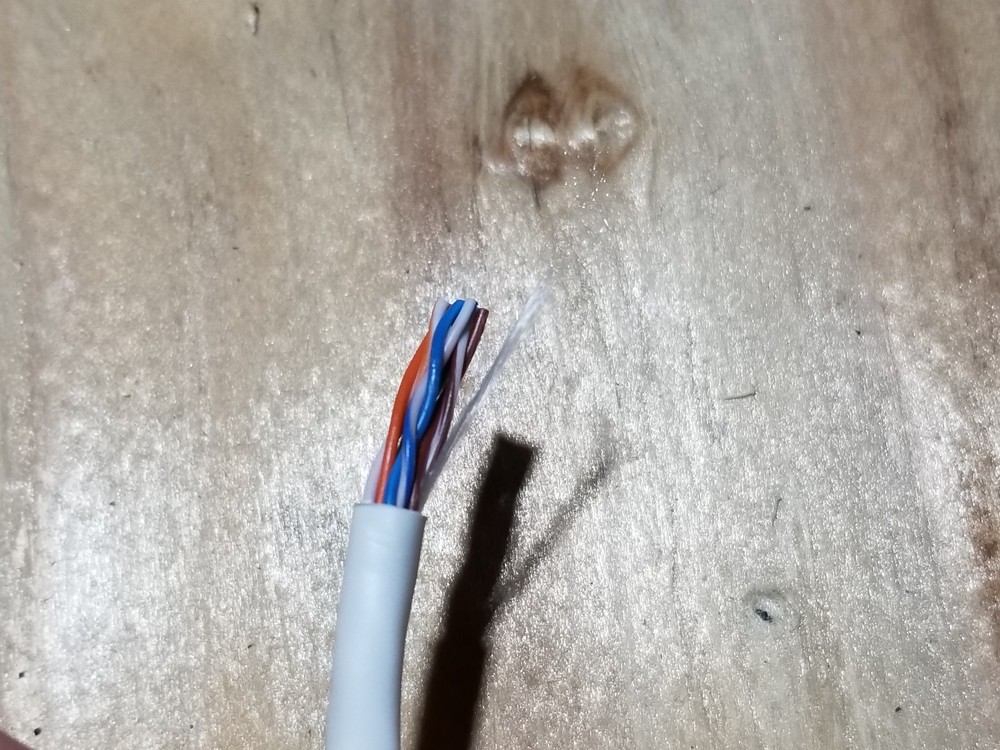 Belden Mohawk M57554 24/4P CAT5e LAN UTP Networking Cable Riser White /100ft