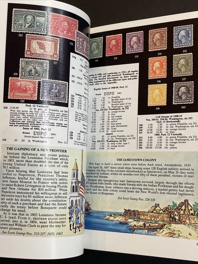 1972 USPS Stamps & Stories, 1st First Edition, Paperback Book