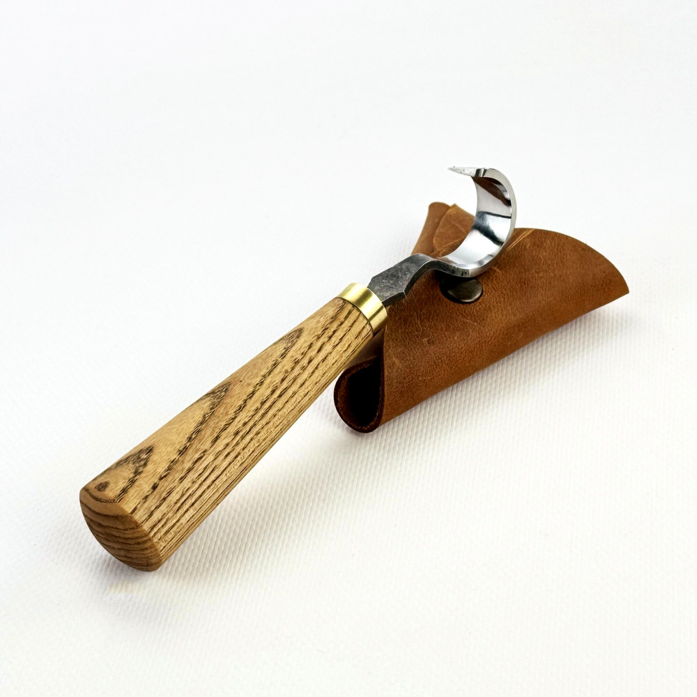 Spoon Carving Hook Knife. Razor Sharp Blade. Wood Carving Tool for Beginners.