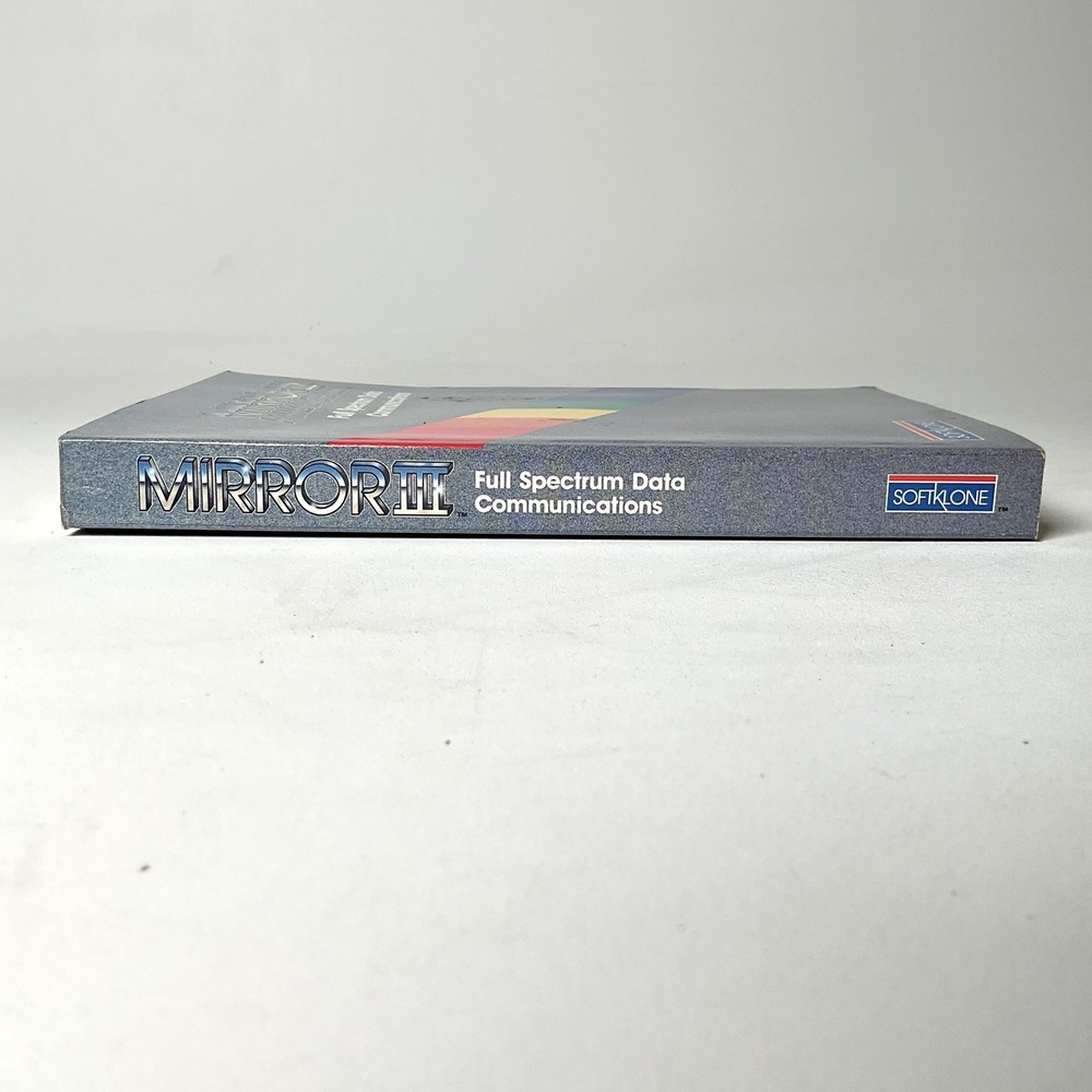 Mirror III Full Spectrum Data Communications IBM PC Version 1 User’s Guide 1989