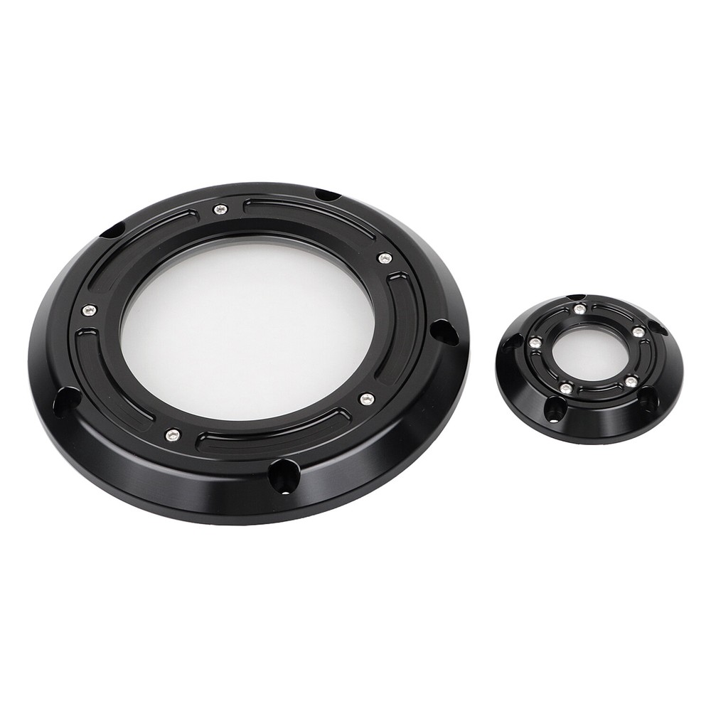 Black Engine Derby Timing Timer Cover For Harley Electra Road Tri Glide FLHTC