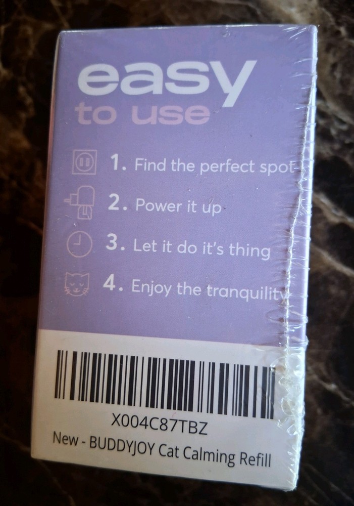 Buddy Joy Calming Diffuser Refill For Reducing Stress In Cats Made W Pheromones