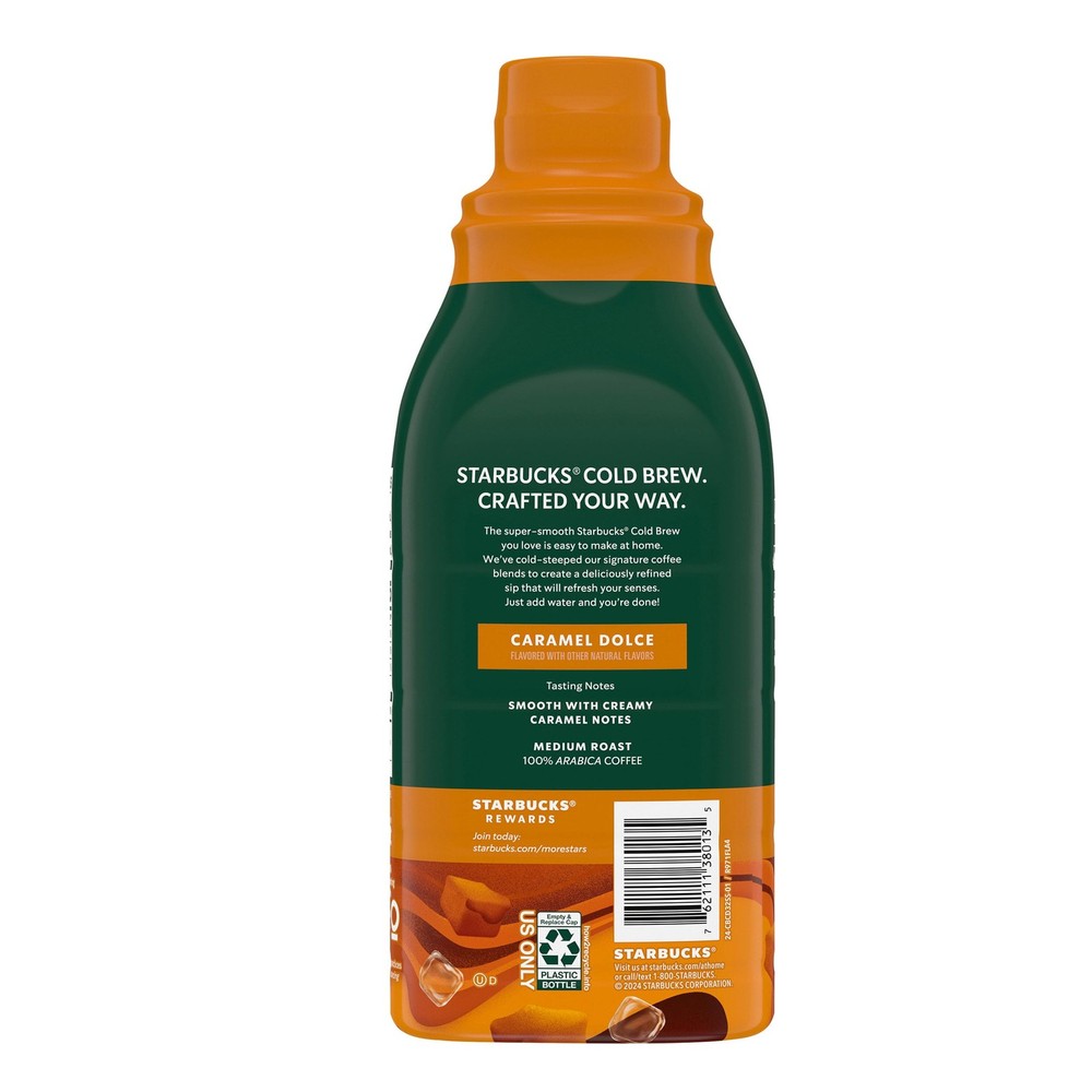 Starbucks Cold Brew Coffee Concentrate Caramel Dolce 3 Pack