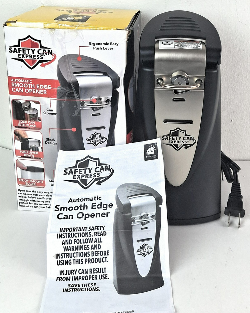 BulbHead 14636 Can Opener - Black
