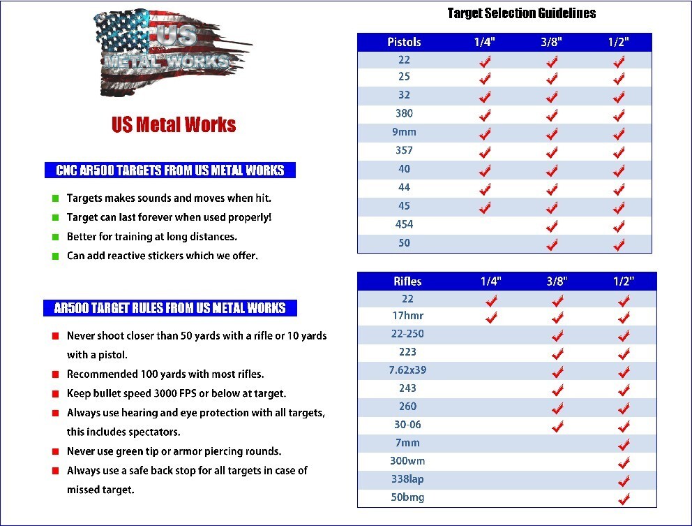 AR 500 Angled Target Colapsible Stand Kit (2 Pack)
