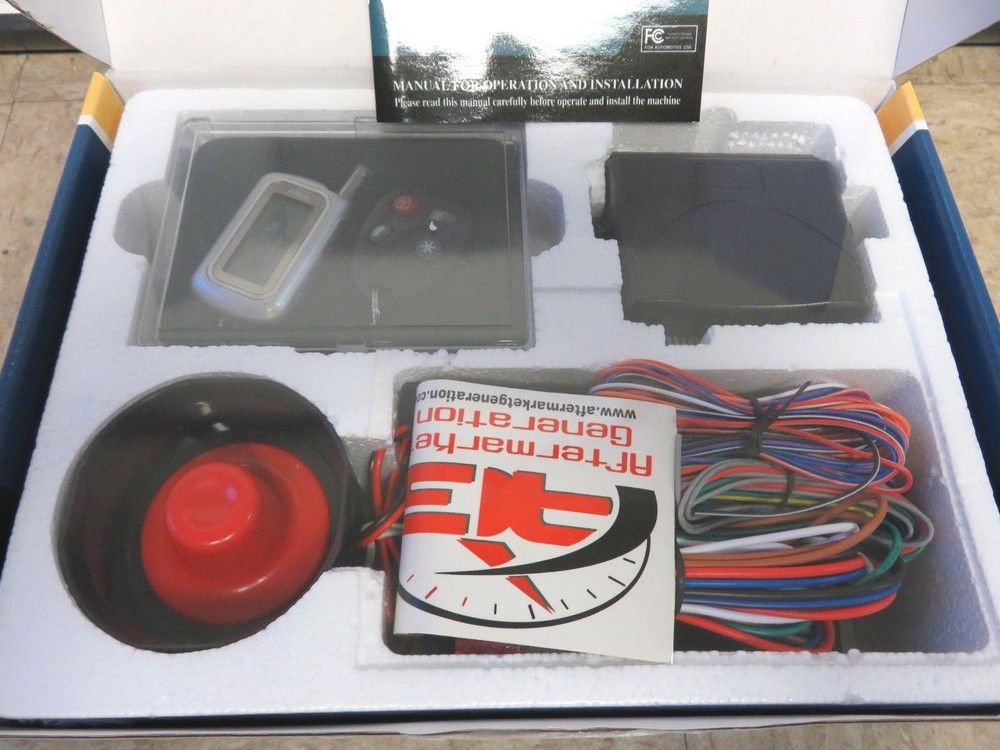 Two-way LCD Vehicle Security System W/ 2-way LCD Remotes & Standard Remote