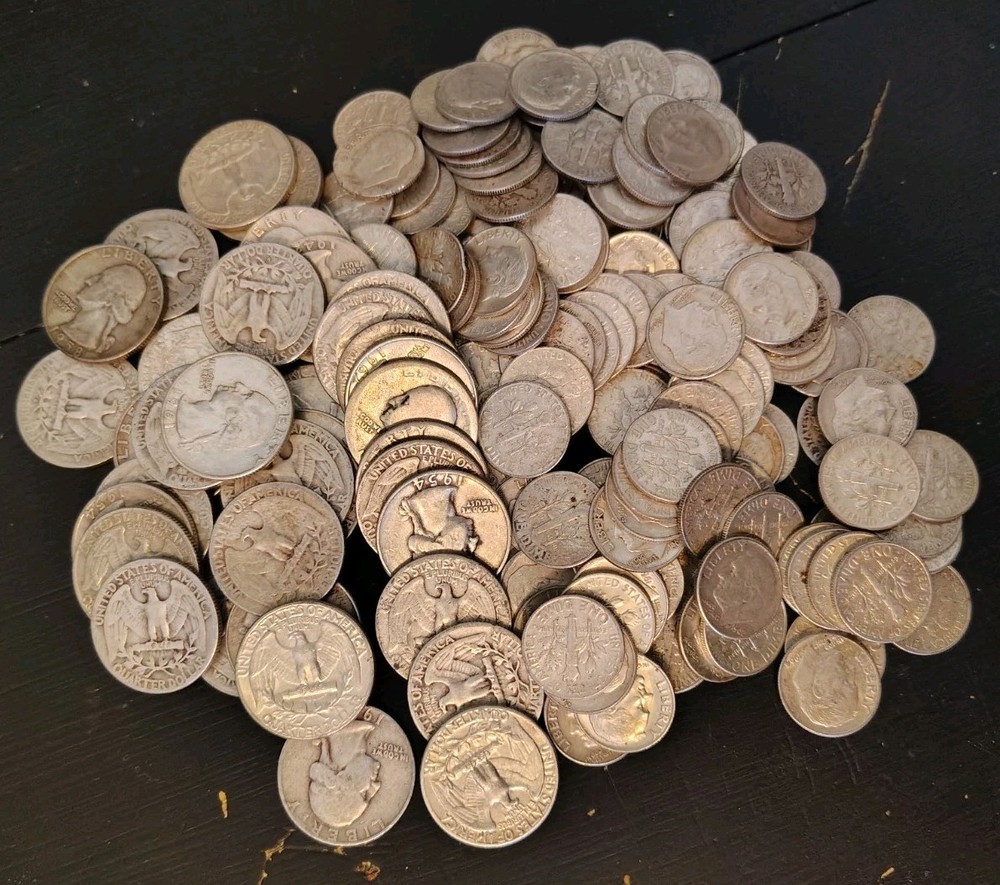 90% Silver Coins Average Circulated $1 Face Value
