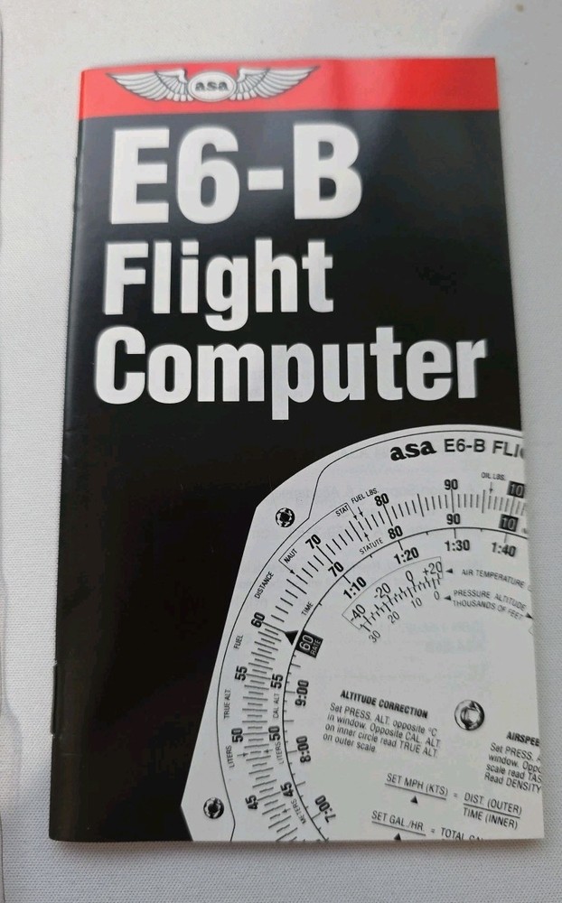 ASA E6-B Metal Flight Computer ASA-E6B 1992