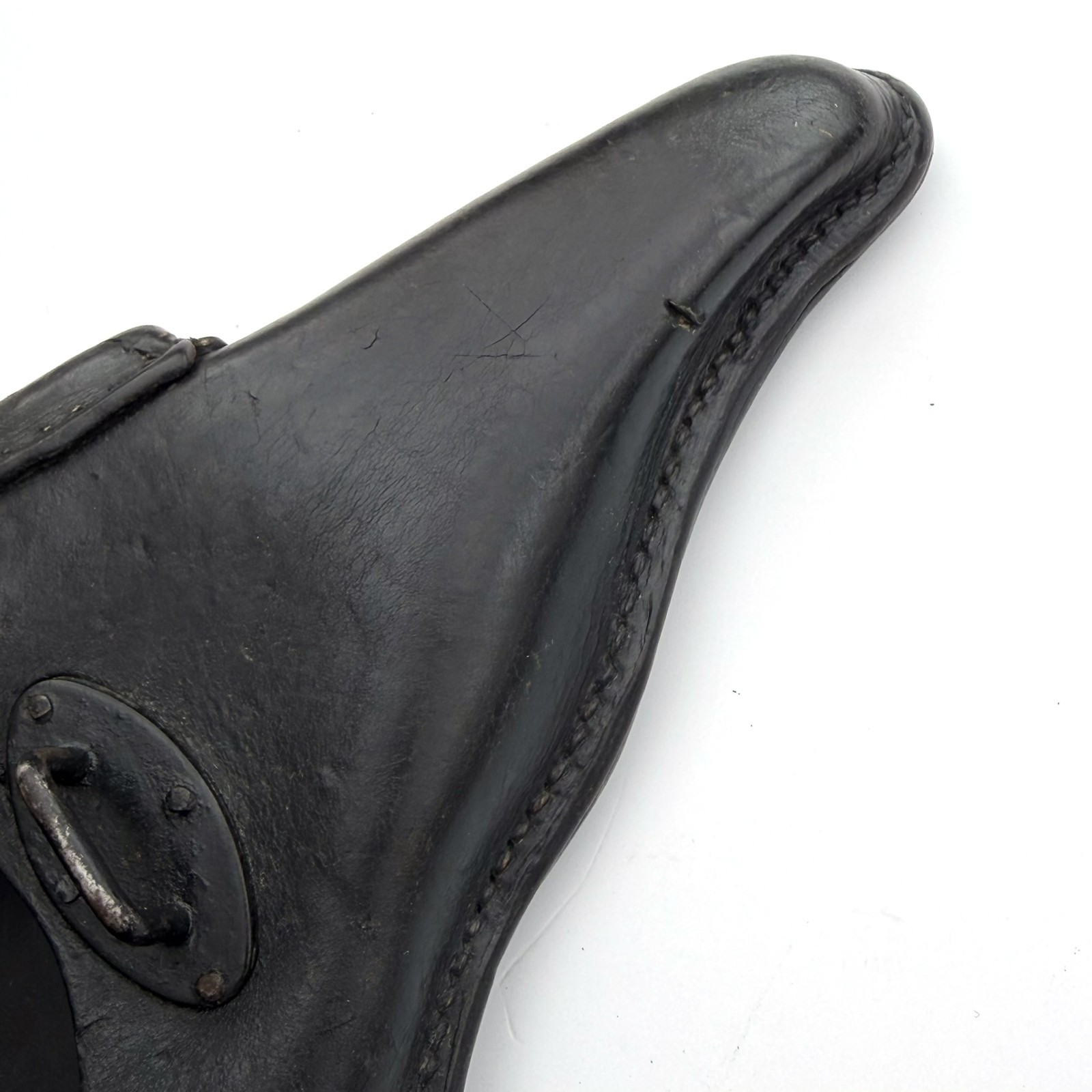 Walther P.38 Pistol HARDSHELL HOLSTER. Faint Oakleaf. Original Vintage.